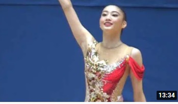 <span class="title">「新体操日本代表に決定した大岩千未来選手の演技とシドロワコーチのサポートの様子。全日本新体操クラブ選手権」女子アスリートをユーチューブで見よう</span>